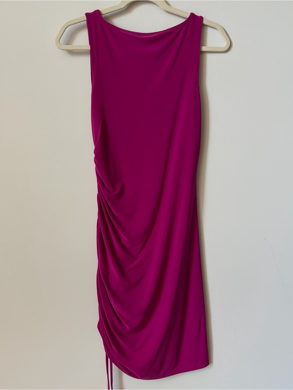 Express Ruched Side Tie Dress - Picture 3 of 4